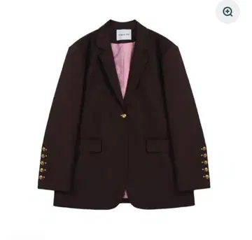 CHIC and THINGS 루즈 실루엣 싱글 자켓