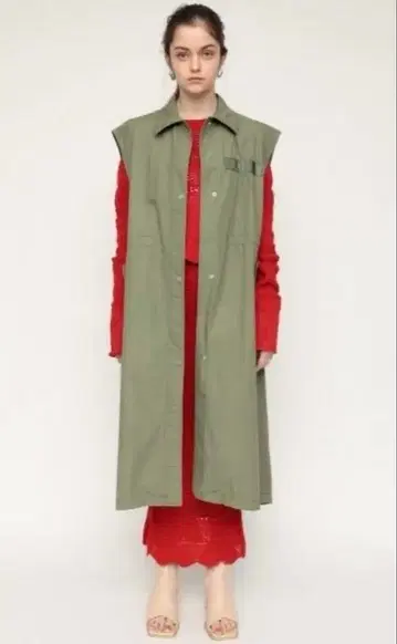 MILITARY LONG VEST [ SLY ]