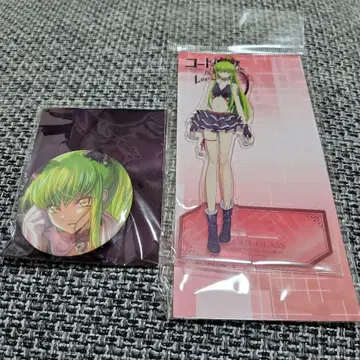 코드기어스 츠리비레 로스스트 아크릴 스탠드 캔뱃지 C.C.