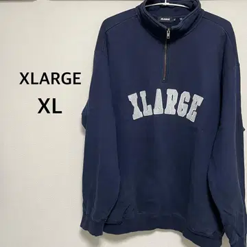 XLARGE 하프 지퍼 맨투맨