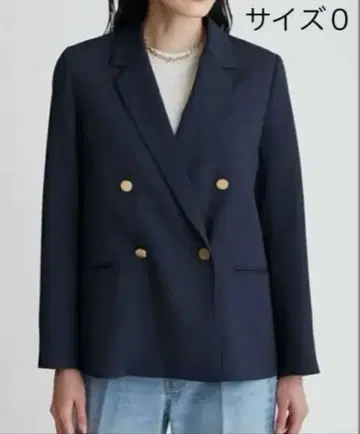 Mila Owen 금장 버튼 더블 자켓