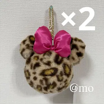 디즈니 파우치 레오파드 무늬 미니 상품 품절 2세트