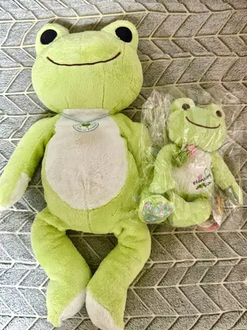 개구리 피클스 이벤트 한정판 빈 인형 thinking of you14