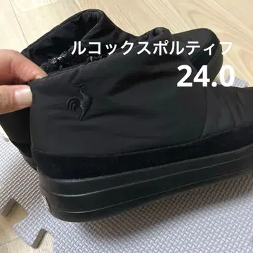 르꼬끄 스포르티브 24.0 부츠 스니커즈 숏 기장 눈비 대응