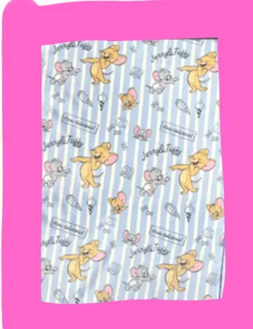 톰과 제리 플란넬 담요 200x140cm 스카이블루