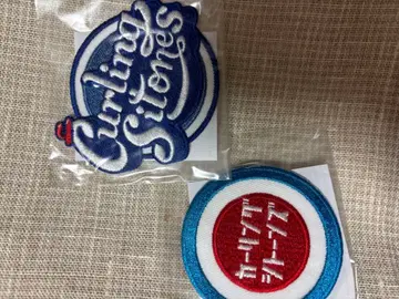 [ 미사용 새상품 ] 컬링 스톤 자수 패치