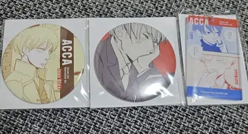 ACCA13구 감찰과 복권메이트 BIG 캔뱃지 진 아크릴 블록