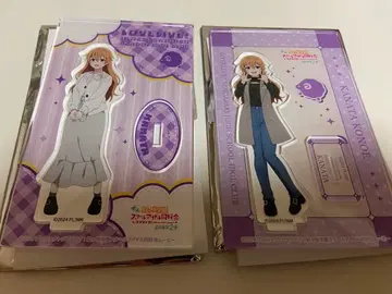 러브 라이브! 아크릴 스탠드 니지가사키 오미 카나타 2개 세트