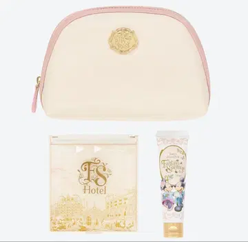 디즈니씨 판타지 스프링스 호텔 파우치 거울 핸드크림