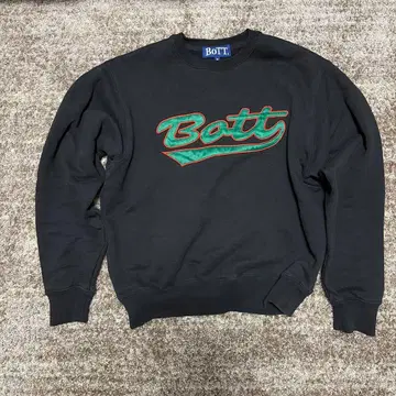 2024FW BOTT 블랙 크루넥 트레이닝복