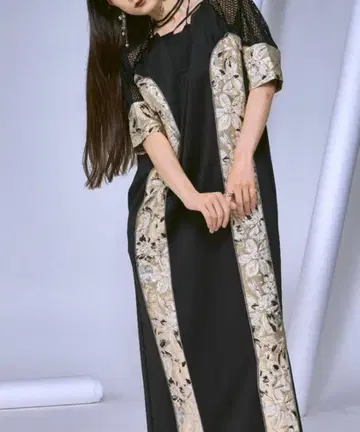 Ezick Jacquard line 드레스