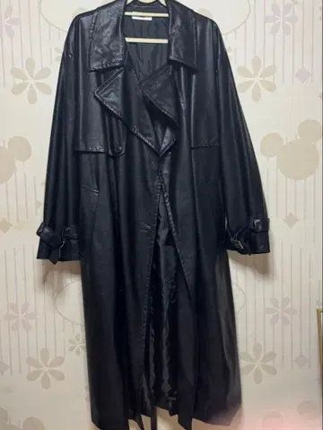 [ Loose ] 드레이프 오버 하이넥 트렌치코트