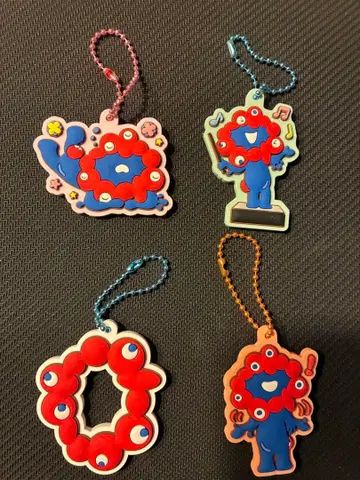 EXPO2025 미야쿠미야쿠 통통 고무 스트랩 4개 세트