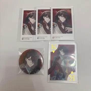 니지산지 EN 복스 VOX 폴라로이드 캔뱃지 클리어 카드