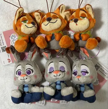 라운드원 한정판 주토피아 므냐스야 마스코트 닉 주디 1