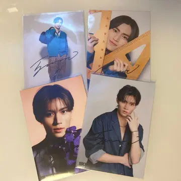 BUDDiiS TAKUYA 브로마이드 사인 4장 세트