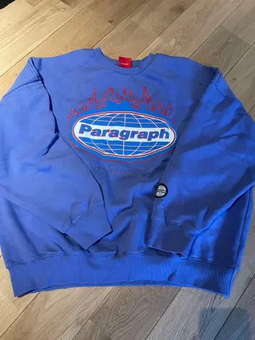 Paragraph 프레임 프린트 크루넥 맨투맨