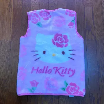 [ 새상품 ] 산리오 헬로키티 수면 조끼 장미 무늬