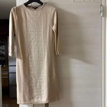 DAKS 7부 소매 니트 원피스 이탈리아제 S