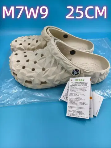 CROCS 사보 샌들 M7W9 25CM 베이지 2