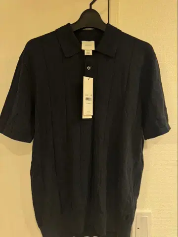 [새상품] 캘빈클라인 네이비 스트라이프 피케 셔츠 XS 사이즈