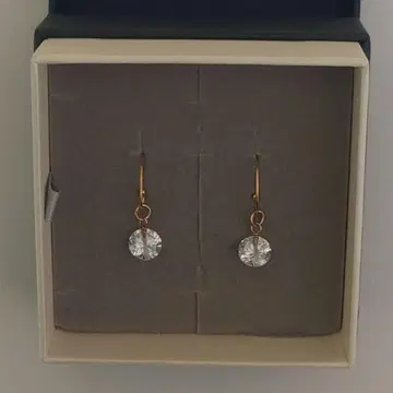 귀걸이 참만 아가트 큐빅 지르코니아