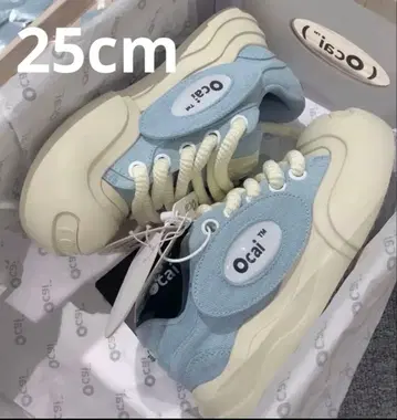 OCAI SMILE CANVAS SNEAKER 스니커즈 블루 25cm