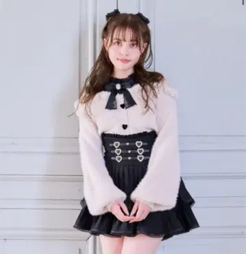 Lizlisa 레이어드 스타일 어깨 트임 니트 핑크