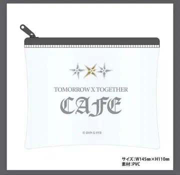 TXT cafe 클리어 파우치