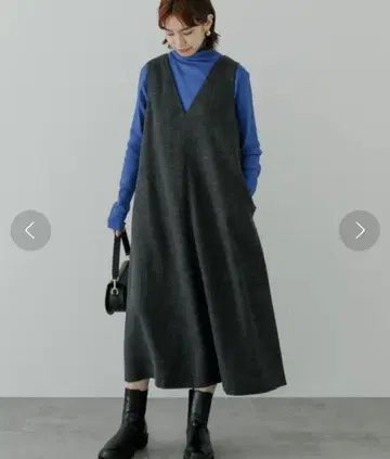 URBAN RESEARCH [ UR TECH ] 파이핑 점퍼 원피스