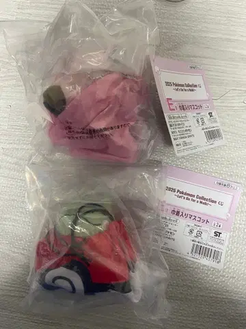 제일복권 포켓몬 E상 복조리 마스코트 2종