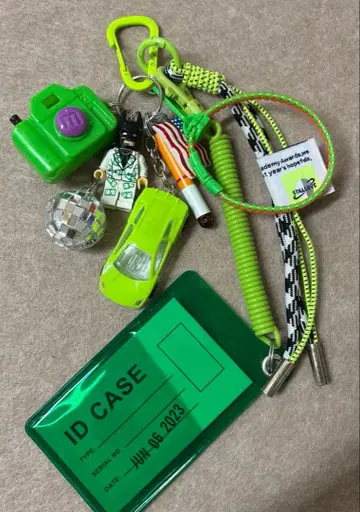 키링 패스 케이스 라이트 포함