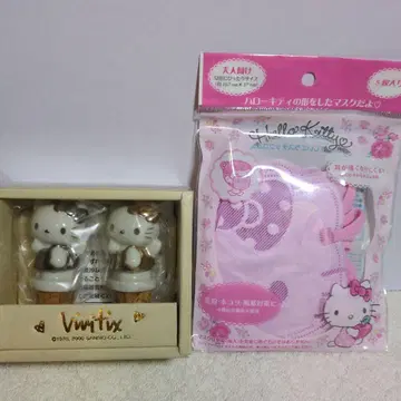 [ 새상품 ] 헬로키티 코르크 마개 세트 헬로키티 마스크