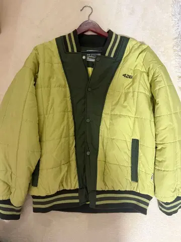 F426 봄버 자켓 옐로우 그린