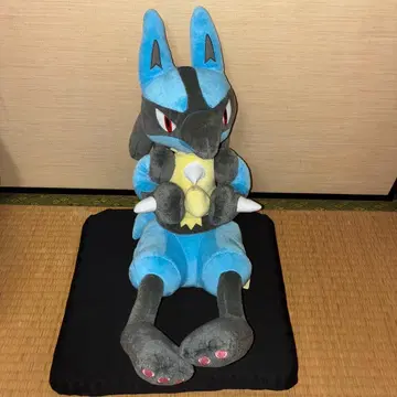 포켓몬스터 모구모구 타임 메챠데카 루카리오 봉제 인형 택 포함