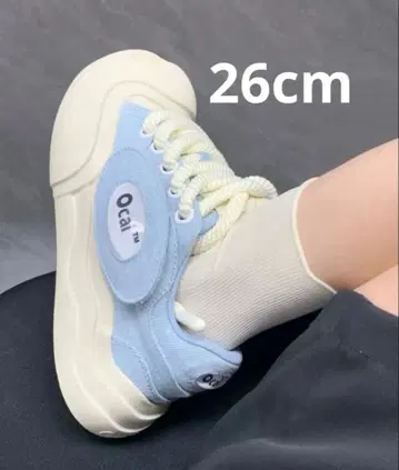 OCAI SMILE CANVAS 스니커즈 블루 26cm