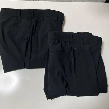 울트라 스트레치 팬츠 유니클로 남성용 M 블랙 2벌