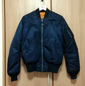 [ S ] ALPHA INDUSTRIES MA-1 플라이트 자켓 네이비