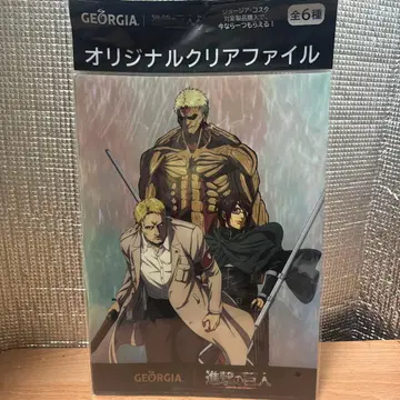 진격의 거인 오리지널 클리어 파일 전 6종 미개봉