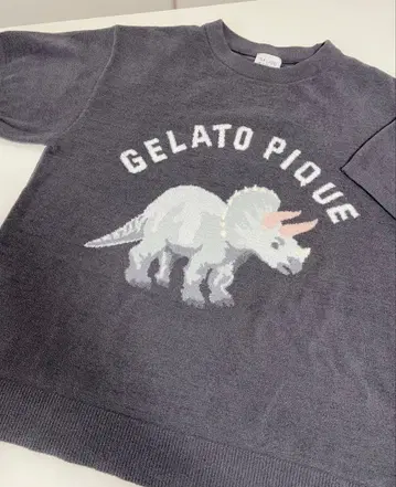 GELATO PIQUE 젤라또피케 공룡 자카드 풀오버 F