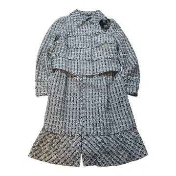 TO BE CHIC 팬시 트위드 원피스 자켓 셋업