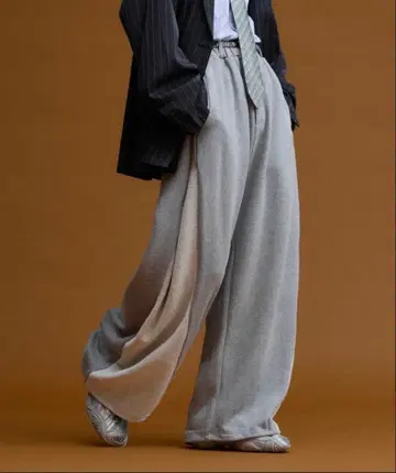 Soerte/3way 루즈 인사이드 아웃 스웨트 팬츠 사이즈 1