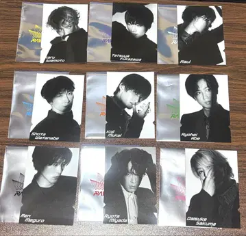 SnowMan RAYS 티켓풍 카드 9장 세트