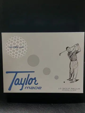 한정판 모델 TaylorMade TP5X 골프공 12개입