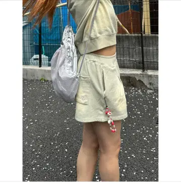 HTH 카키 맨투맨 셋업