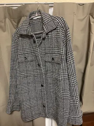 ZARA 체크 무늬 남성용 자켓