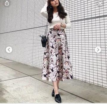 택 포함 미사용 새상품 리엔다 paint flower J/W SK