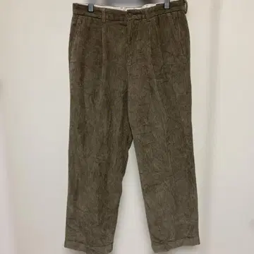 RICCARDO METHA 1 턱 코듀로이 와이드 팬츠