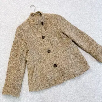 vie paisible 아우터 자켓 M 사이즈 브라운 두꺼운 원단