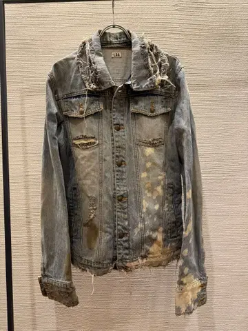 00s archive L.G.B. bleach denim jacket